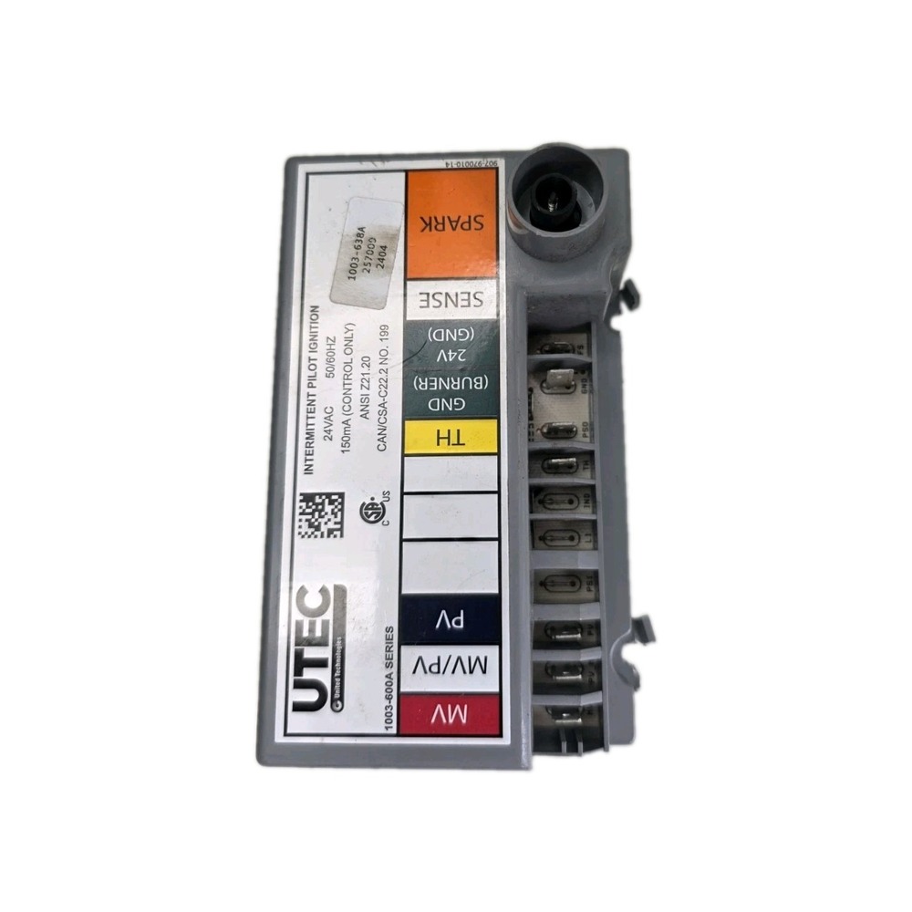 Reznor RZ257009 1/2" Ignition Control UT #1003-638A See Photo